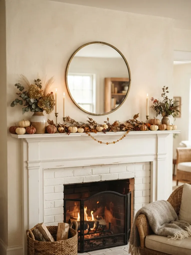 Pumpkin Mantel Lineup